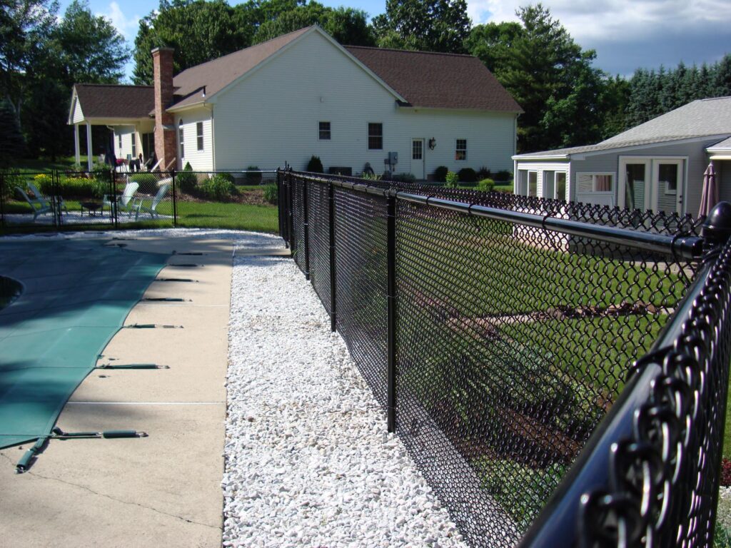 GMH Fence Co Residential Chain Link Pool Fencing Installation Services Western MA Area East Longmeadow
