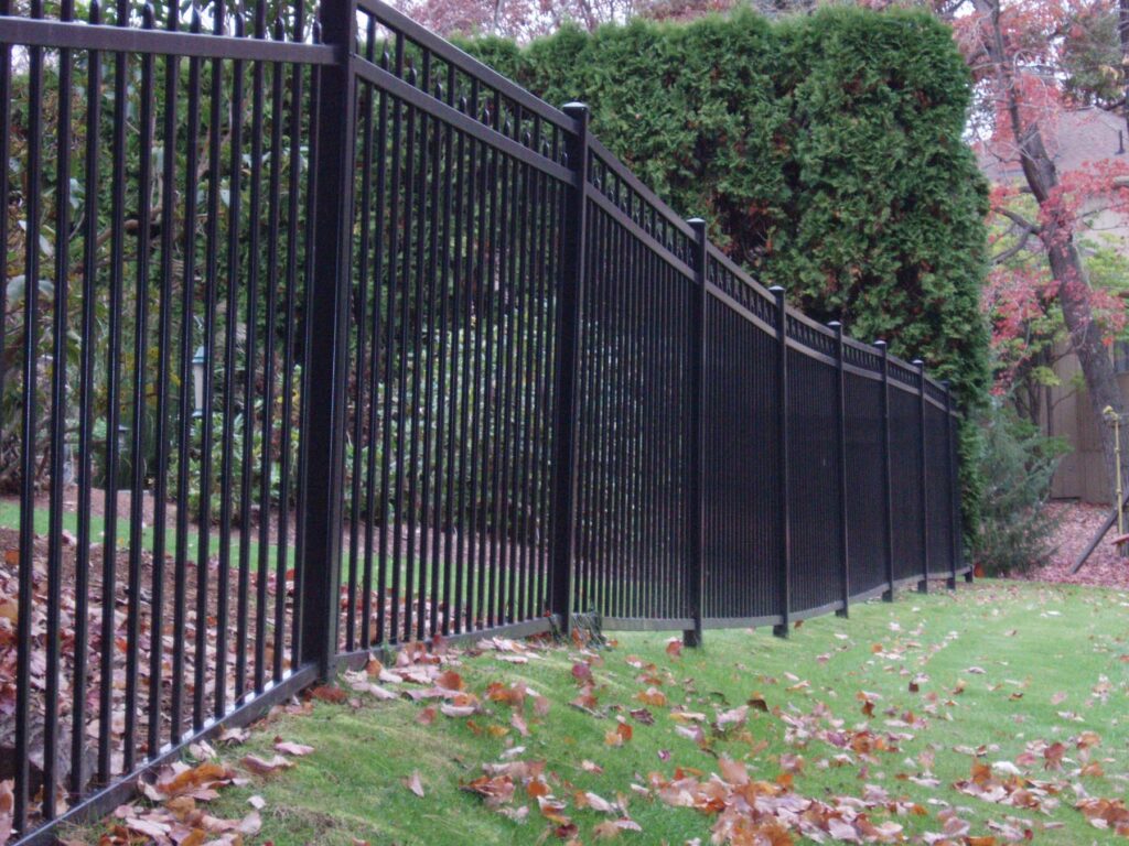 GMH Fence Co Residential Aluminum Metal Fence Installation Services Western MA Area East Longmeadow