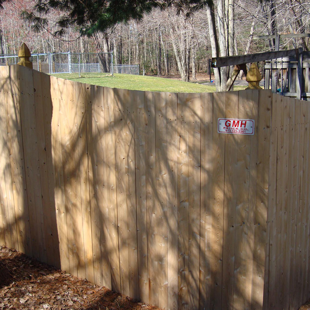 GMH Fence Co Commercial and Residential wood fencing Installation Services Western MA Area East Longmeadow