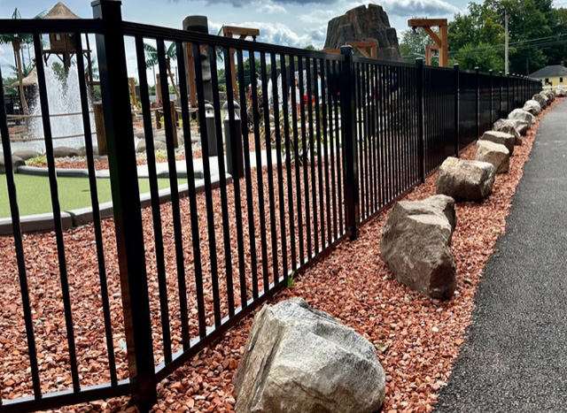 Commercial and residential Fence Styles Ornamental Iron Fencing Installation Western MA