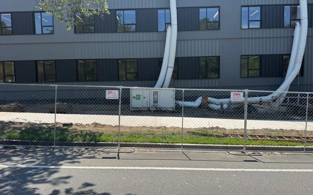UMass Amherst Temporary Construction Fence