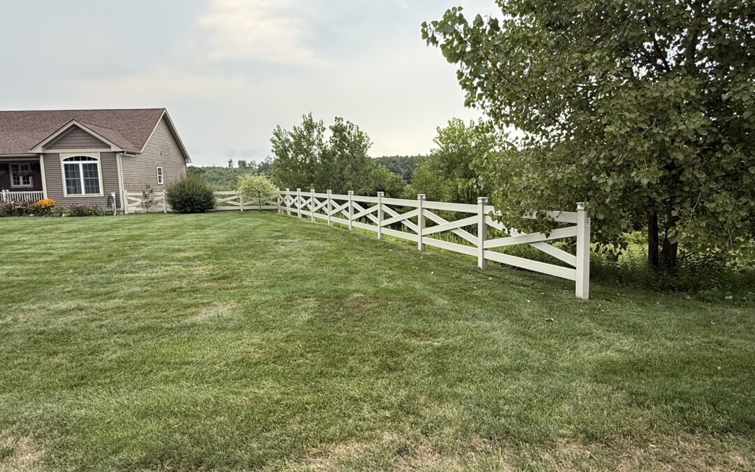 Cross-Buck Farmhouse Fence Wilbraham, MA