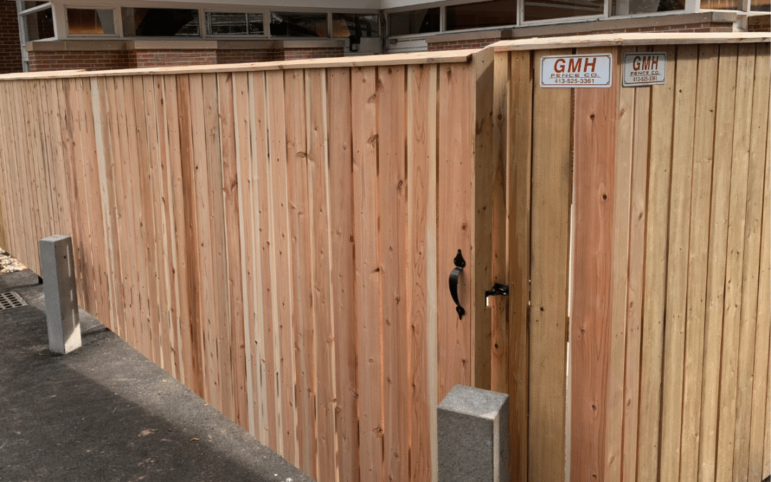 Umass Custom Cedar Wood Fence – Amherst, MA