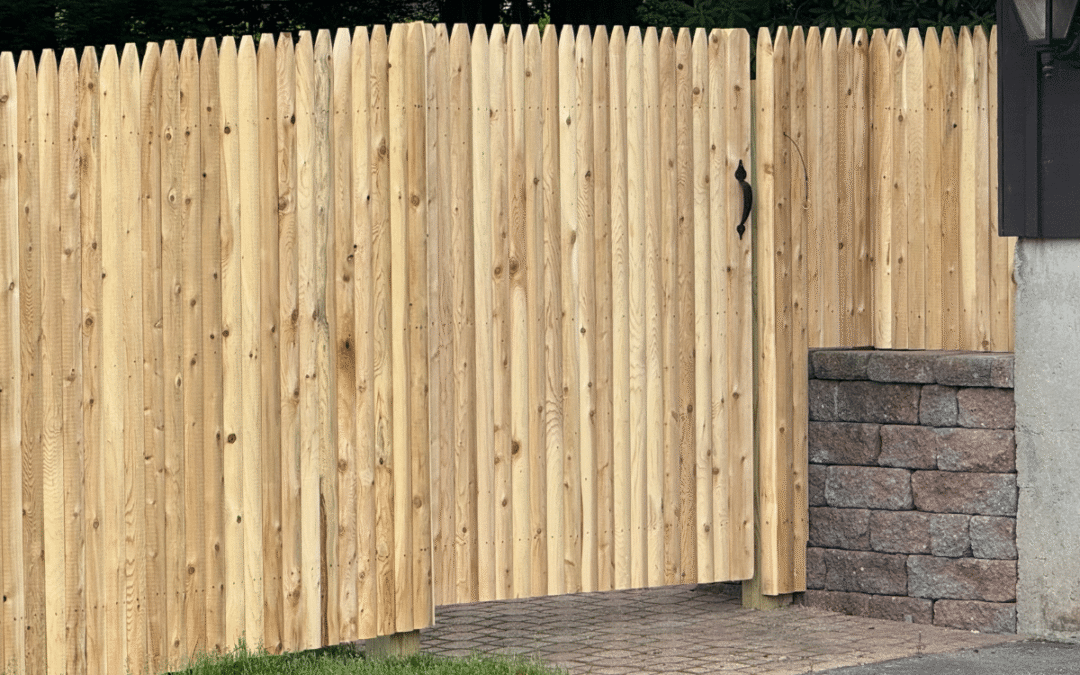 Stockade Wood Privacy Fence – Ludlow, MA
